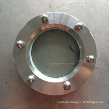 Stainless Steel Material Sanitary Round Flange Sight Glass